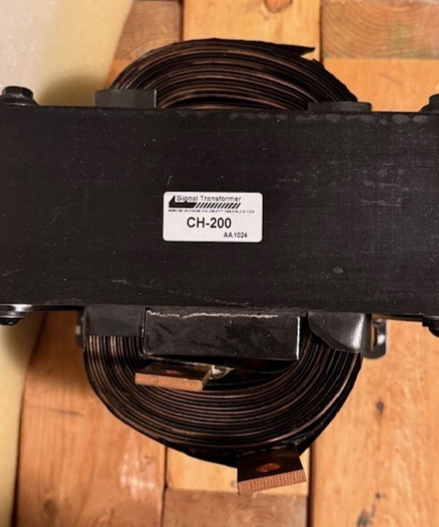 Filter Choke by DigiKey Signal Transformer  Co.  CH-200 ---  Retails $558 ---