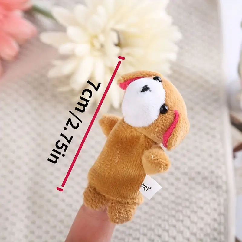 Plush Animal Finger Puppet - New - Hippo