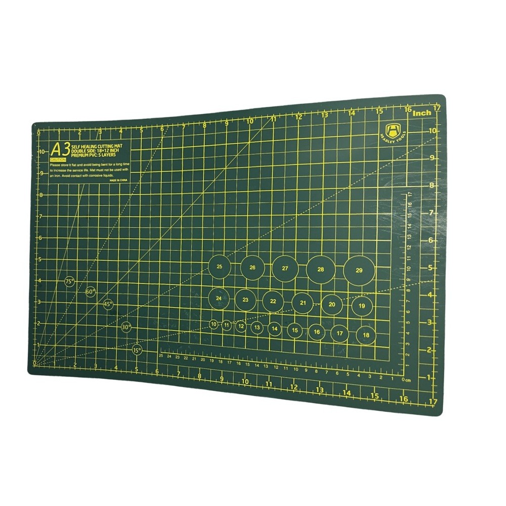 A3 Double Sided Self Healing 5 Layers Cutting Mat 18x12in