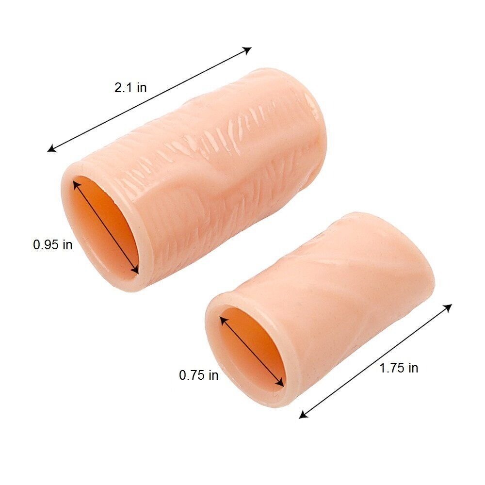S+L Reusable Delayed Ejaculation Bigger Glans Penis Enlarger Sleeve Extender