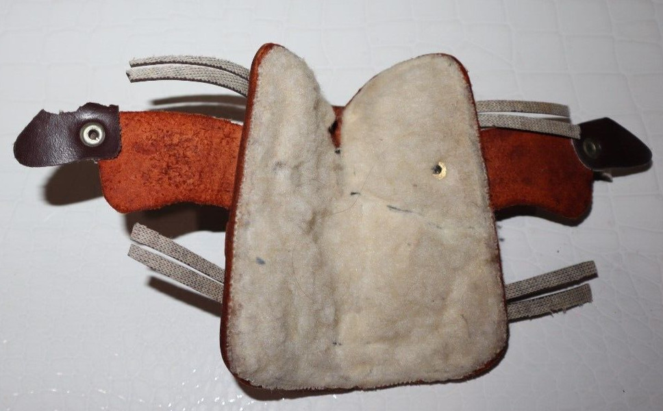 Vtg Miniature Small Tooled Leather Horse Western Saddle