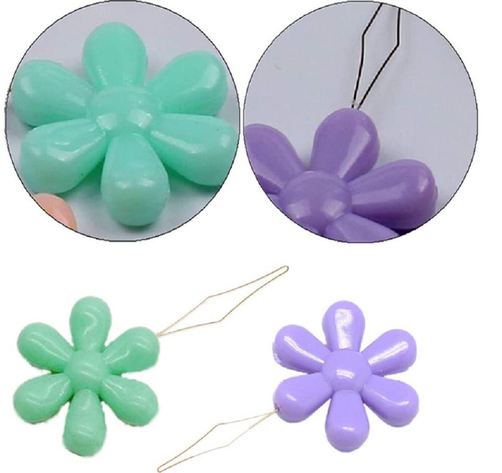 20 Pcs Needle Threader Set for Hand & Machine Sewing - Easy Wire Loop Threaders