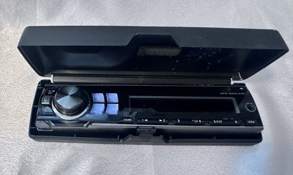 ALPINE CDE-9874 CAR STEREO FACEPLATE & CASE ONLY