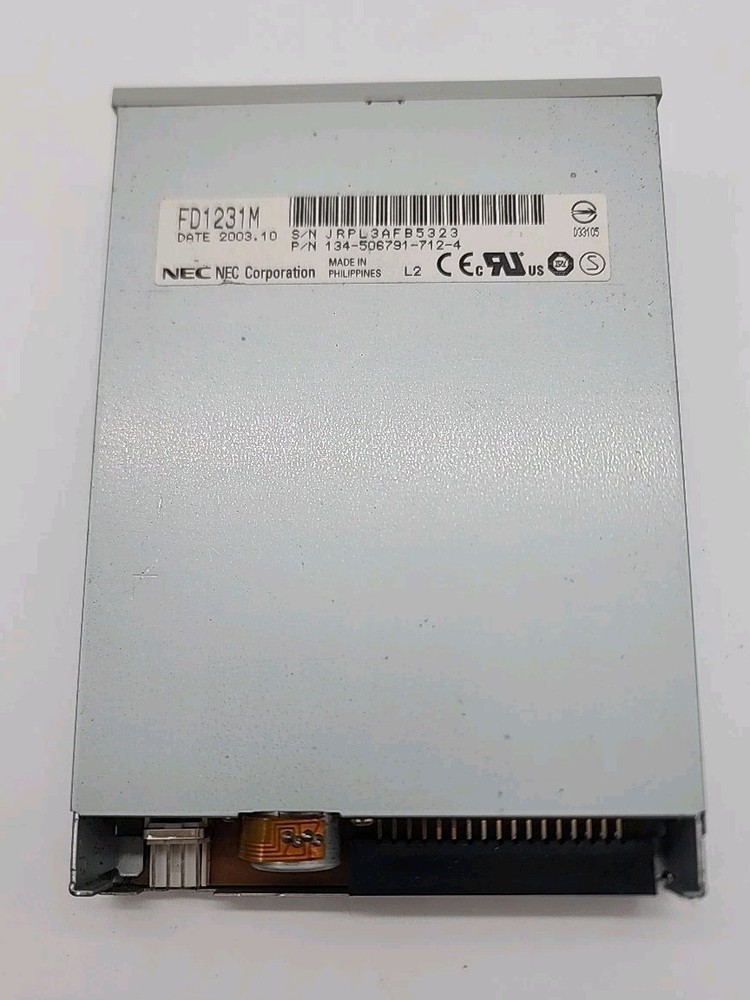 NEC FD1231M 3.5" Floppy Drive - Gray Bezel