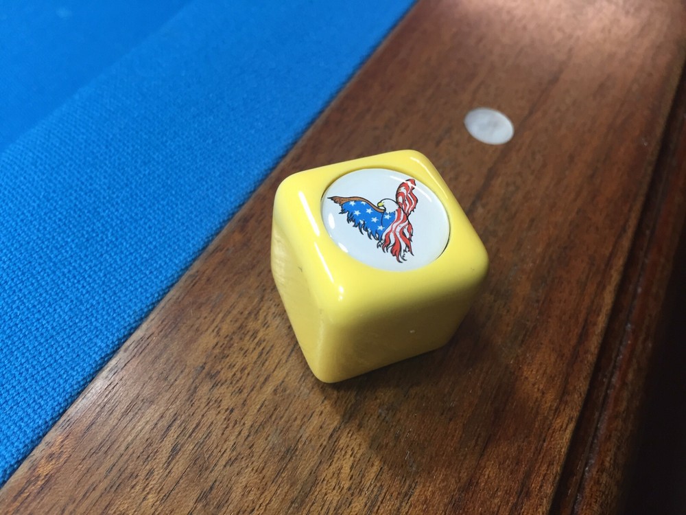 USA Eagle Billiard Pool Cue Tip Chalk Holder Table Chalker