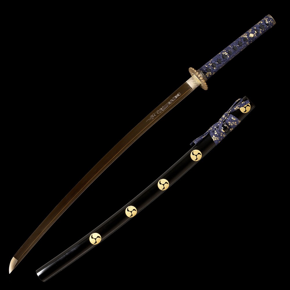 41'' Dragon Gold Blade Razor Sharp Katana Japanese Samurai Sword