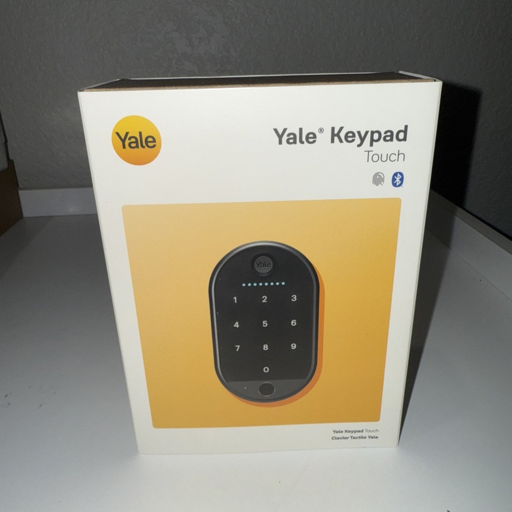 NEW Yale Keypad Touch Door Lock, Keyless Entry, Pin Code Fingerprint