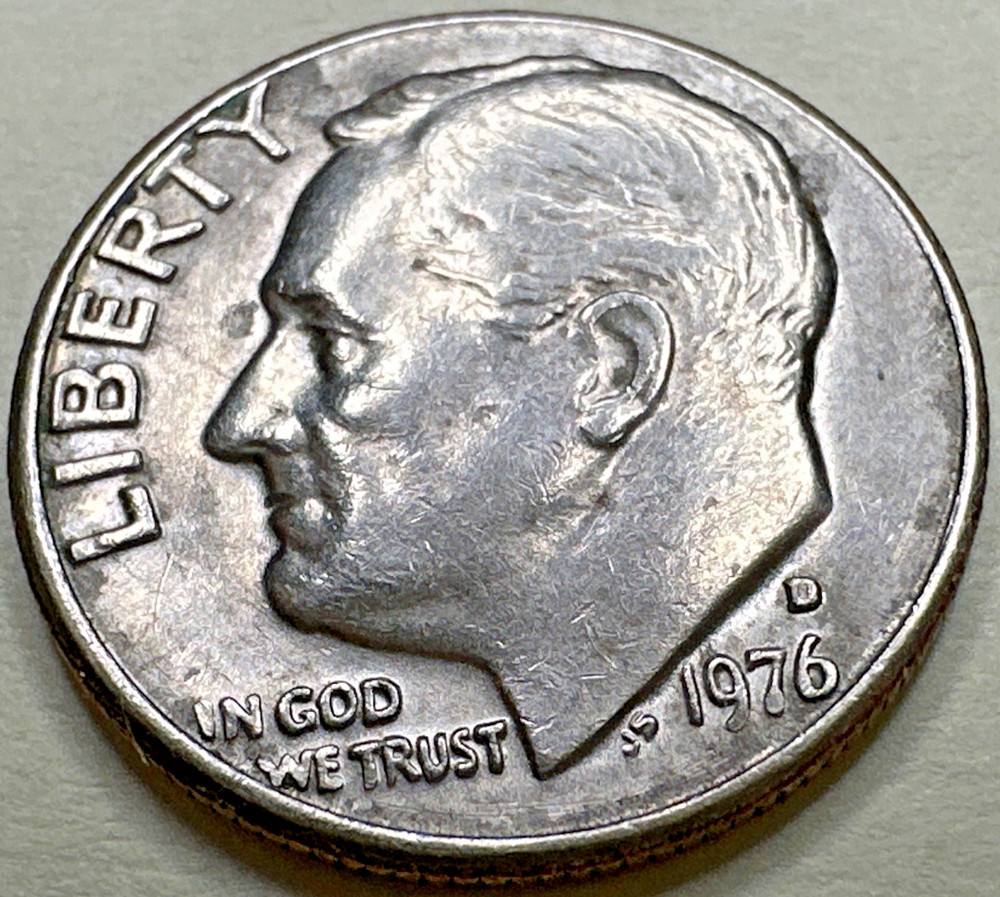 1976 D Roosevelt Dime 10C 2093X
