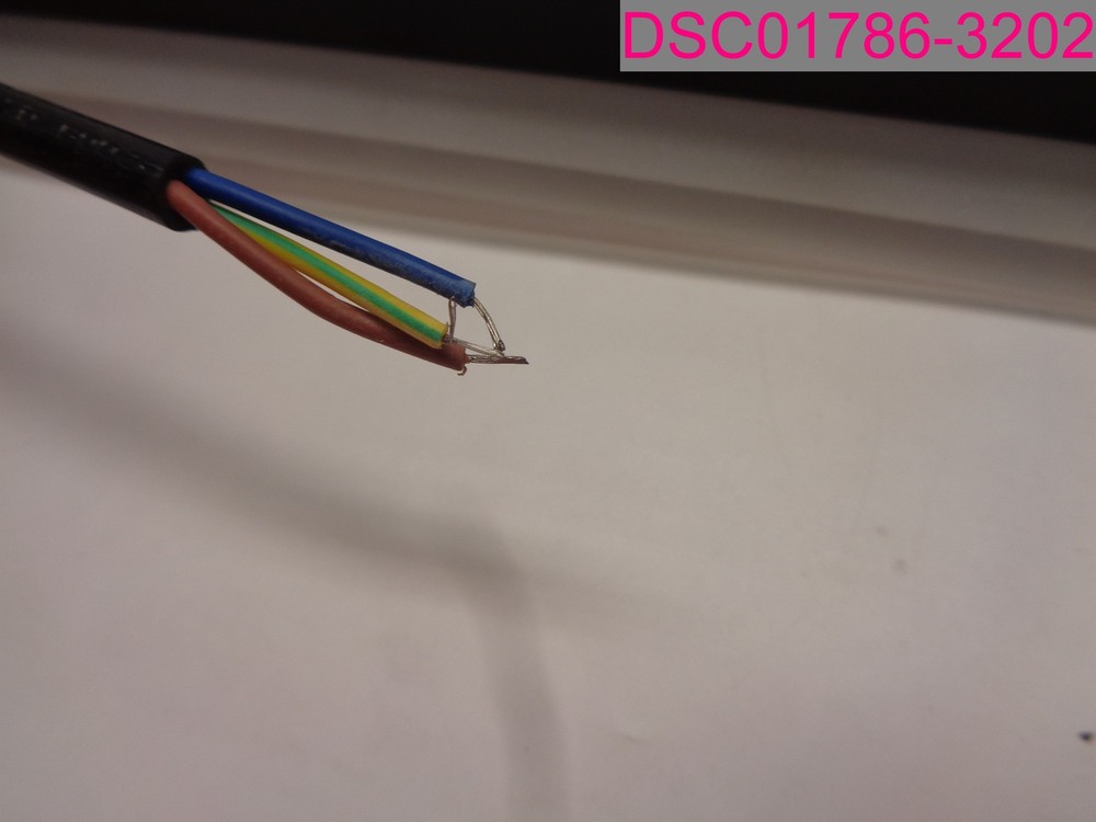 Dent; LED Long Wall Light, 80cm, 3 Colors By Switch, AC85-265V. Black.
