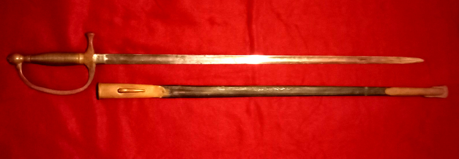 ORIGINAL HORSTMANN CIVIL WAR MUSICIAN NCO SWORD WITH SCABBARD EMERSON BLADE