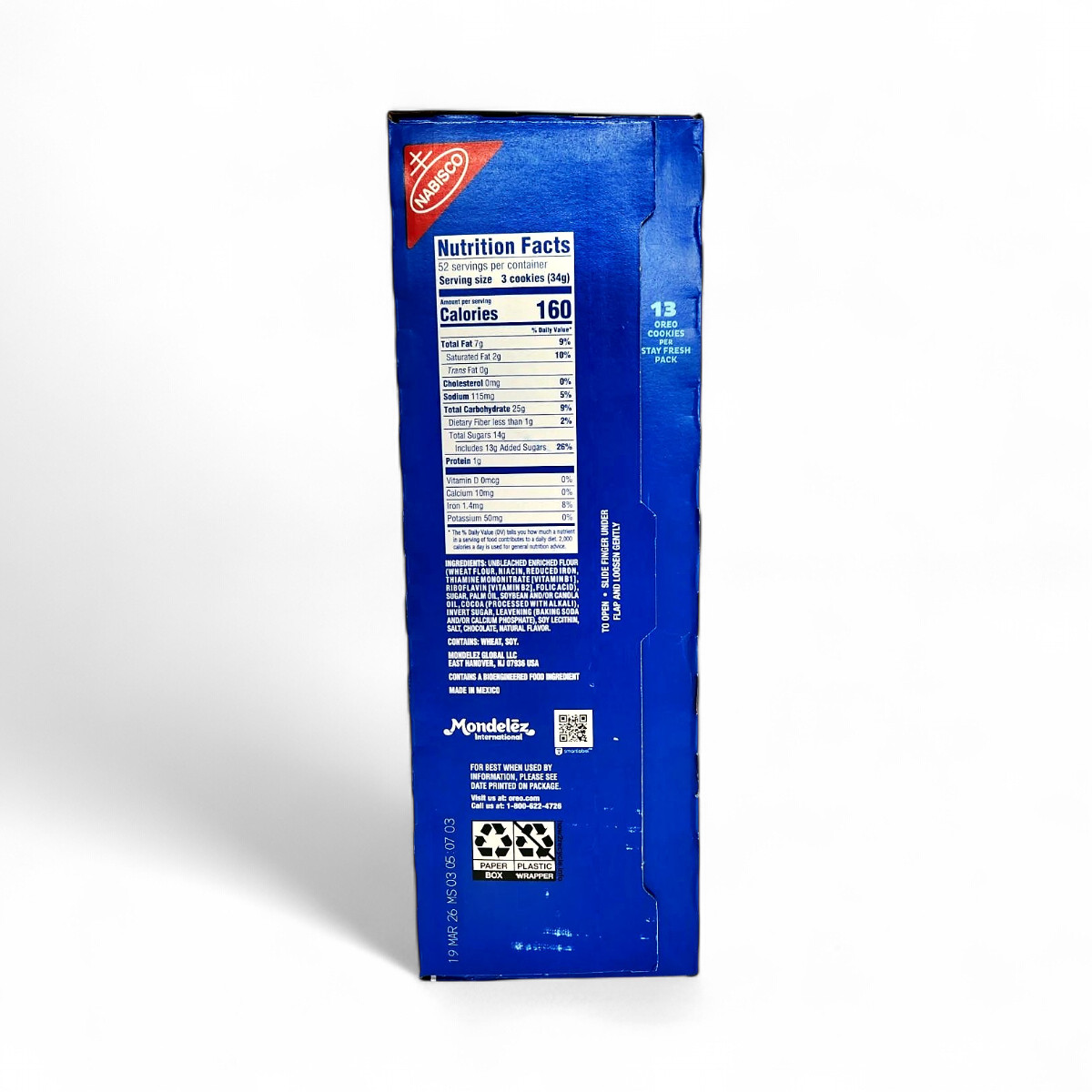 OREO Chocolate Sandwich Cookies, 5.23 oz - 12 Pack