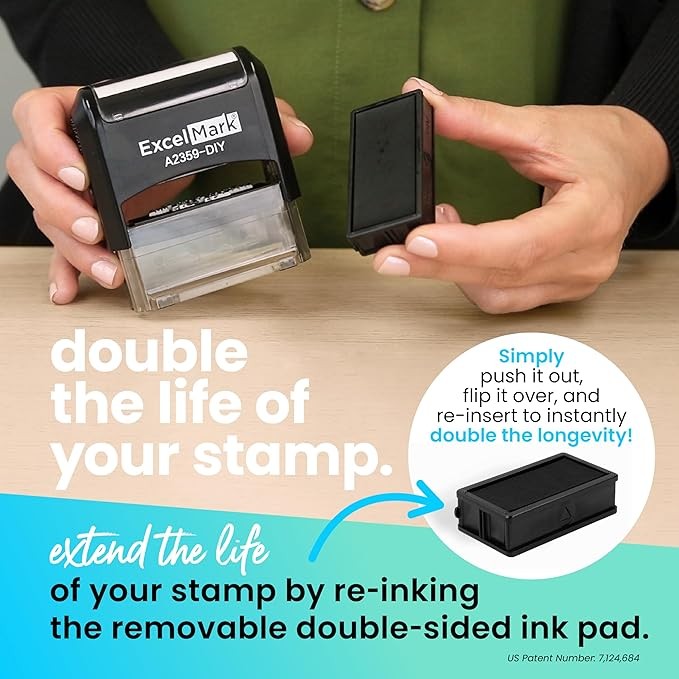 Self Inking Custom Rubber Stamp