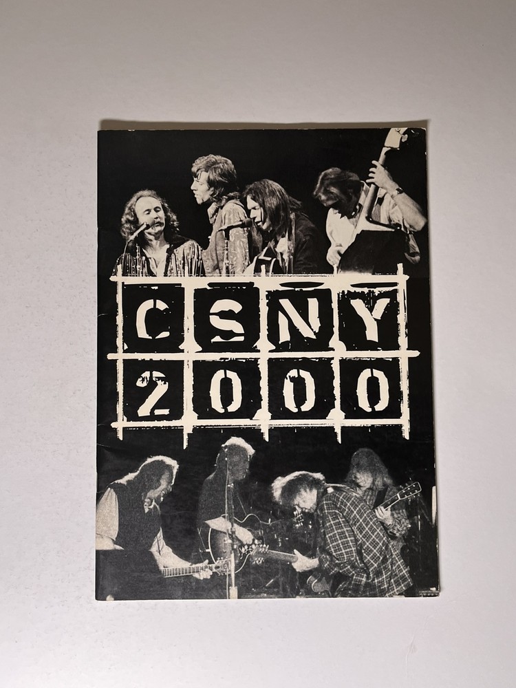 Crosby Stills Nash & Young Programme Original Neil Young World Tour Circa 2000