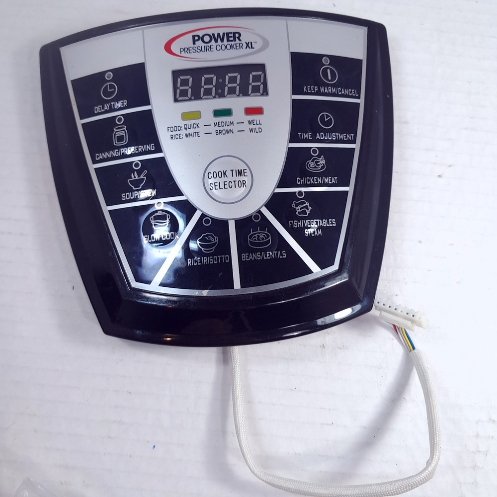 Power Pressure Cooker XL PPC790 control button panel digital replacement part