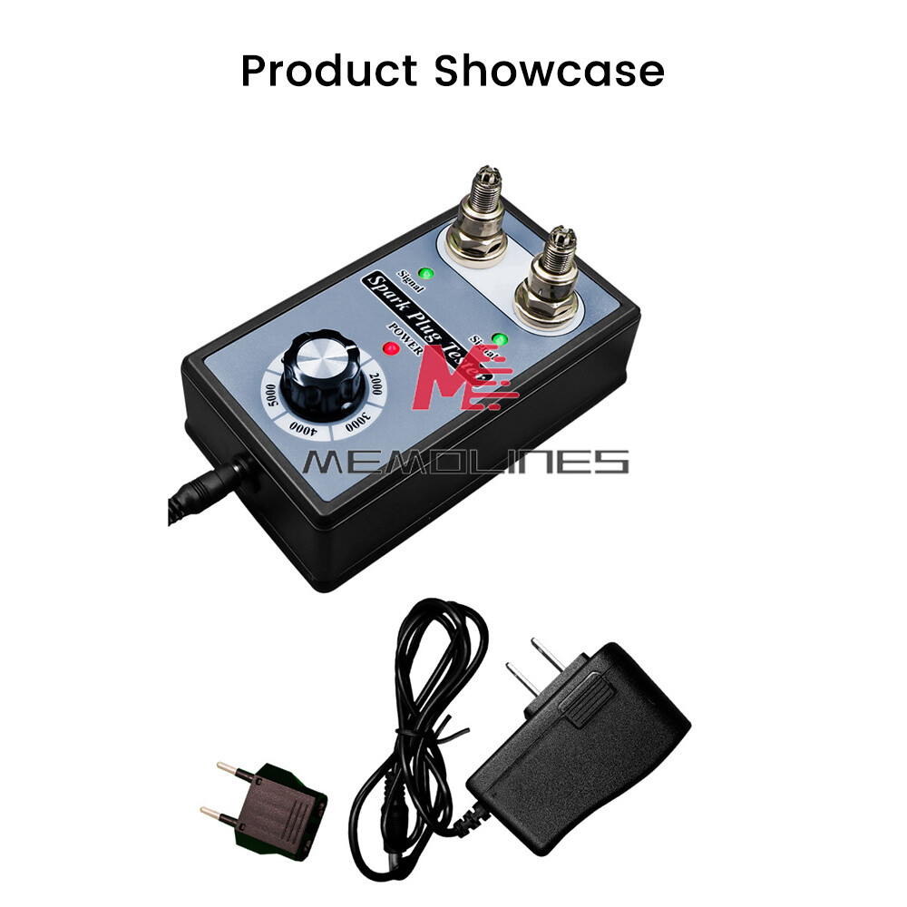 Dual Hole 12V Car Spark Plug Tester Ignition Plug Analyzer Diagnostic Detector