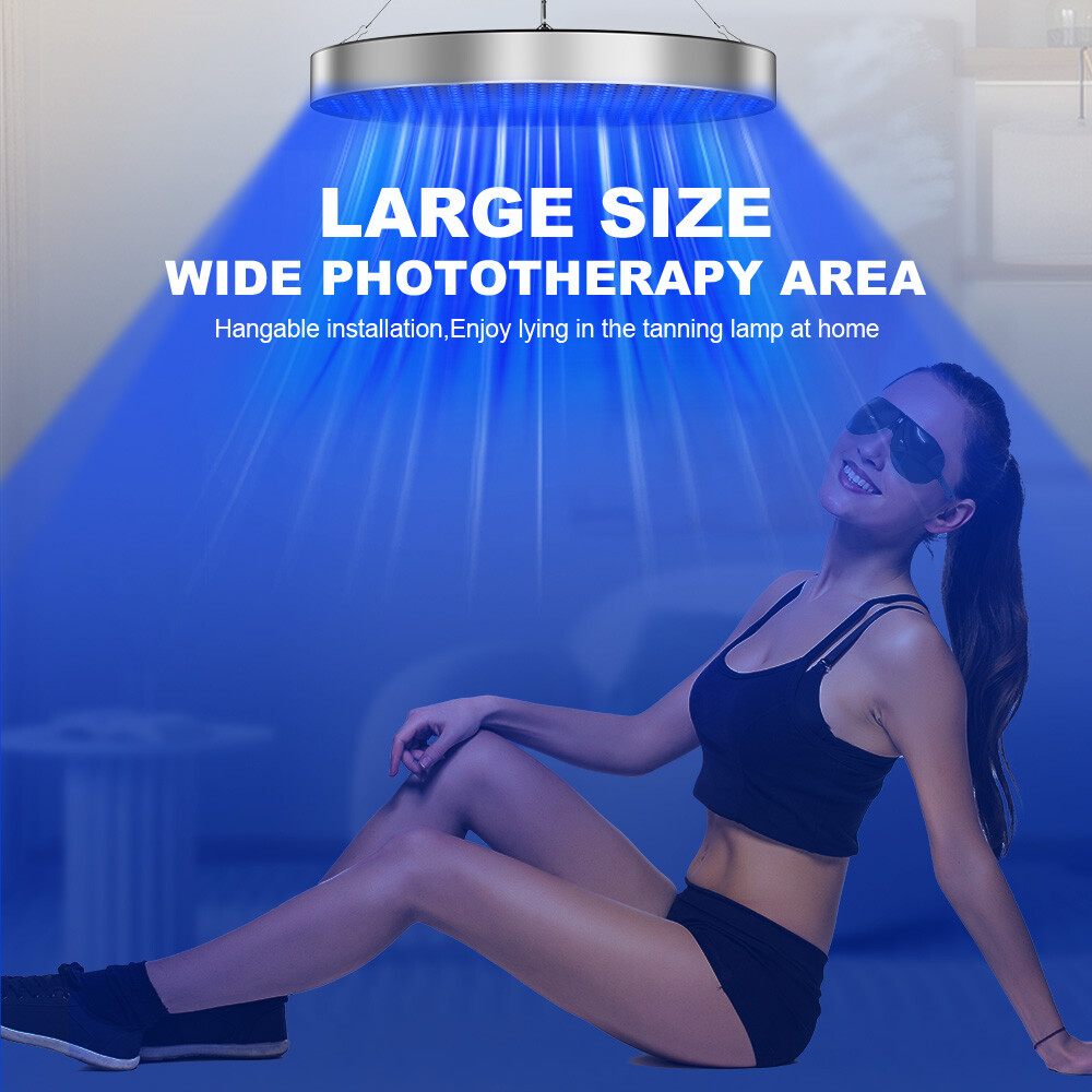 UV Beauty Tanning Light Sun Solarium Lamp Facial Body Tanner Bronzer Skin 460NM