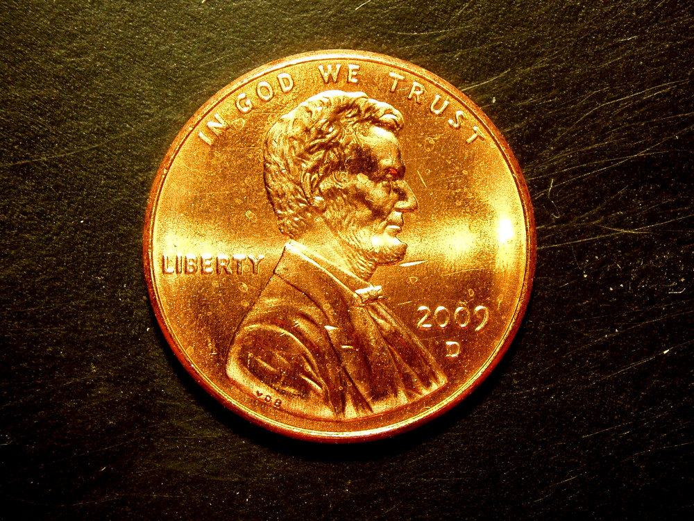 2009-D UNC LINCOLN MEMORIAL CENT #1