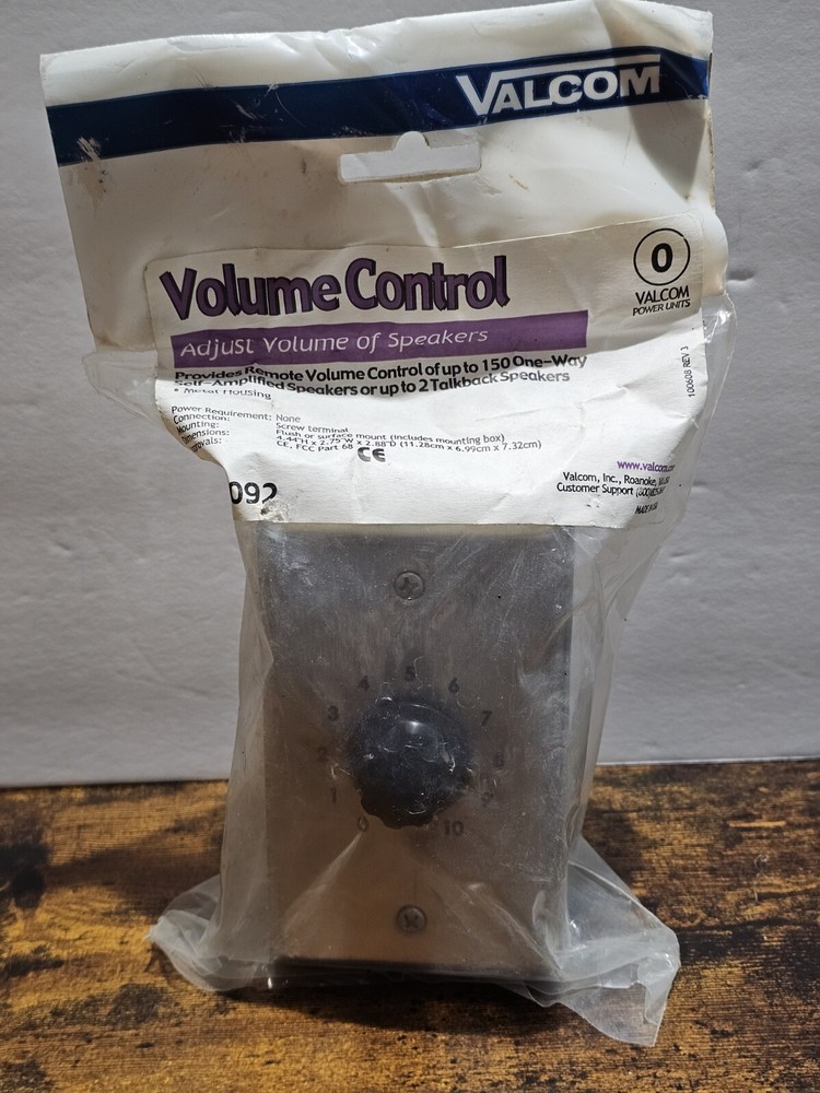 NEW VALCOM V-1092 VOLUME CONTROL BOX