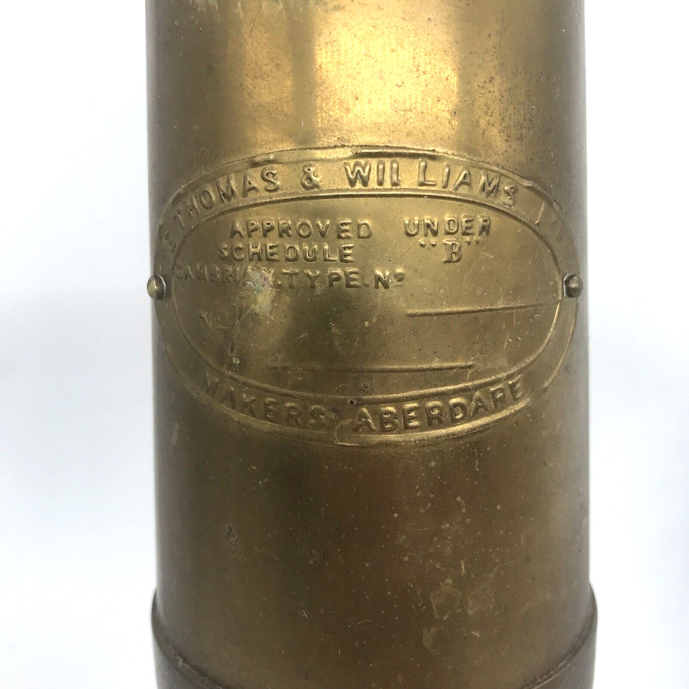 Miners Davy Yacht Lamp Solid Brass E Thomas & Williams Ltd Cambrian