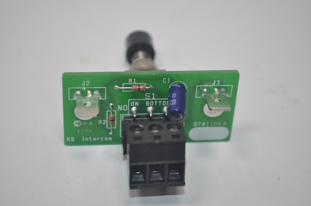 NEW 3M Federal APD Parking Station RB Intercom Push to Talk Button PCB Switch