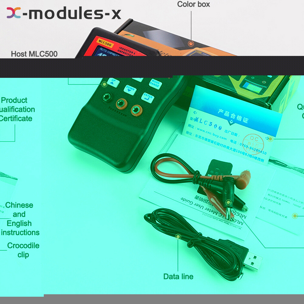 MLC500 Automatic Range Capacitance Inductance Meter Digital Capacitance Tester