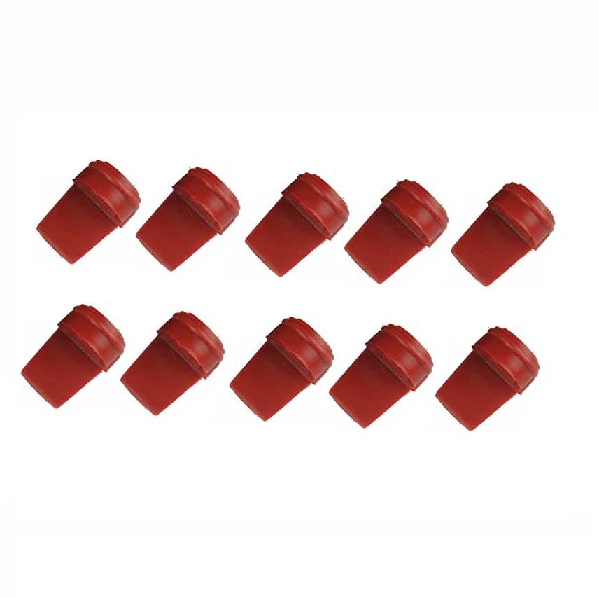 10 Piece Accu Wedge Kit, Red Color Elastic Polymer