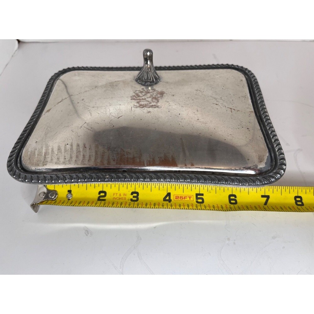 Vintage Serving Dish E.P.C. OOLE Silver Co., Mass. Silvertone