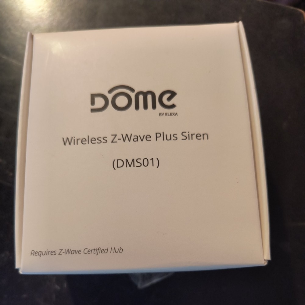 Dome Home Automation Wireless Z-Wave Battery-Powered Security White DMS01