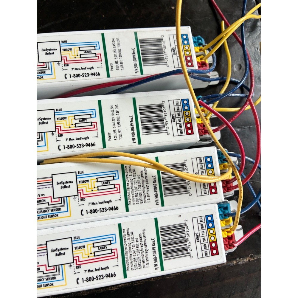 Lutron EcoSystem Dimming Ballast EC5T832JUNV2 White Programmed Rapid Start 4x