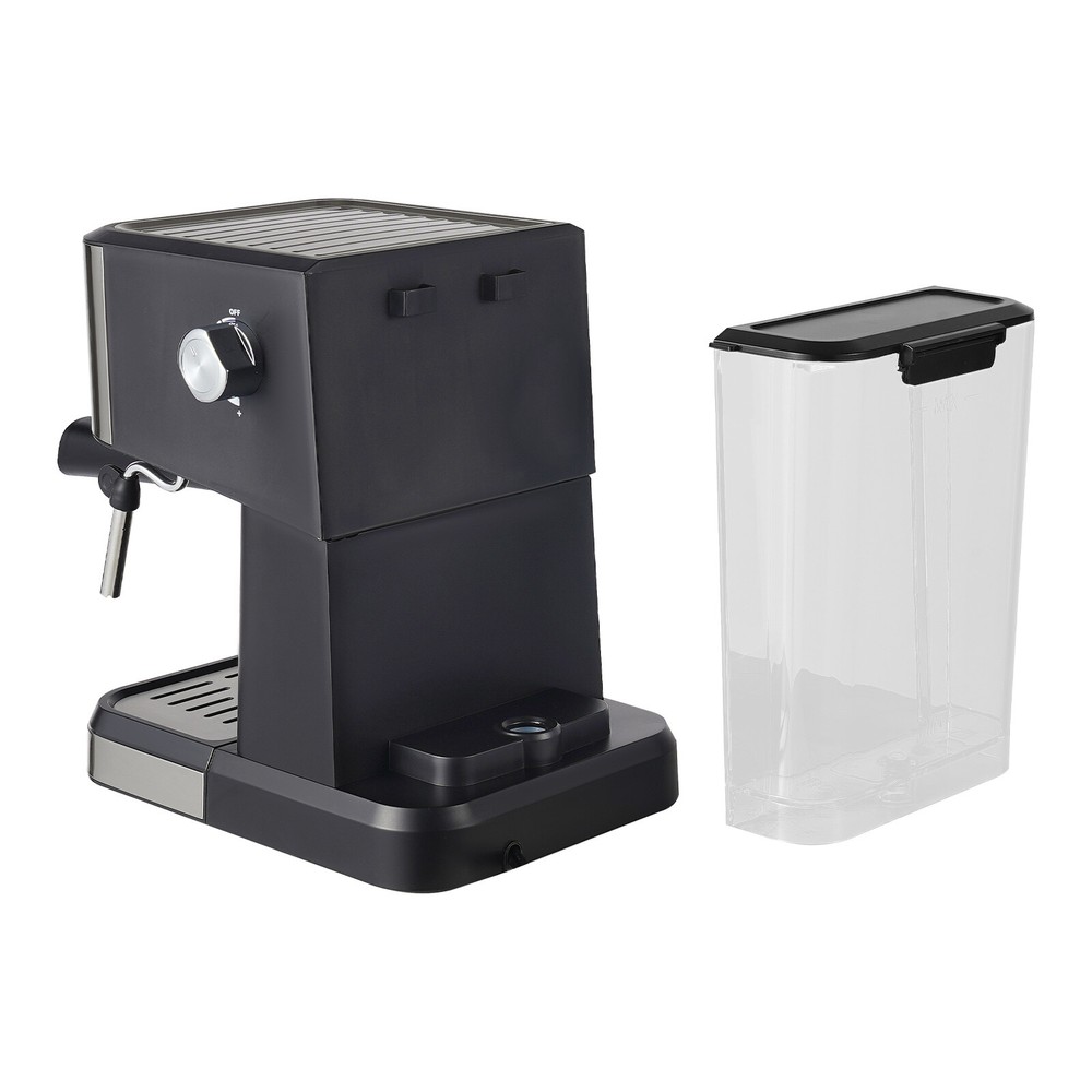 Small Drip Coffee Machine 1.5L, Semi-Automatic with Spoon & Tamper