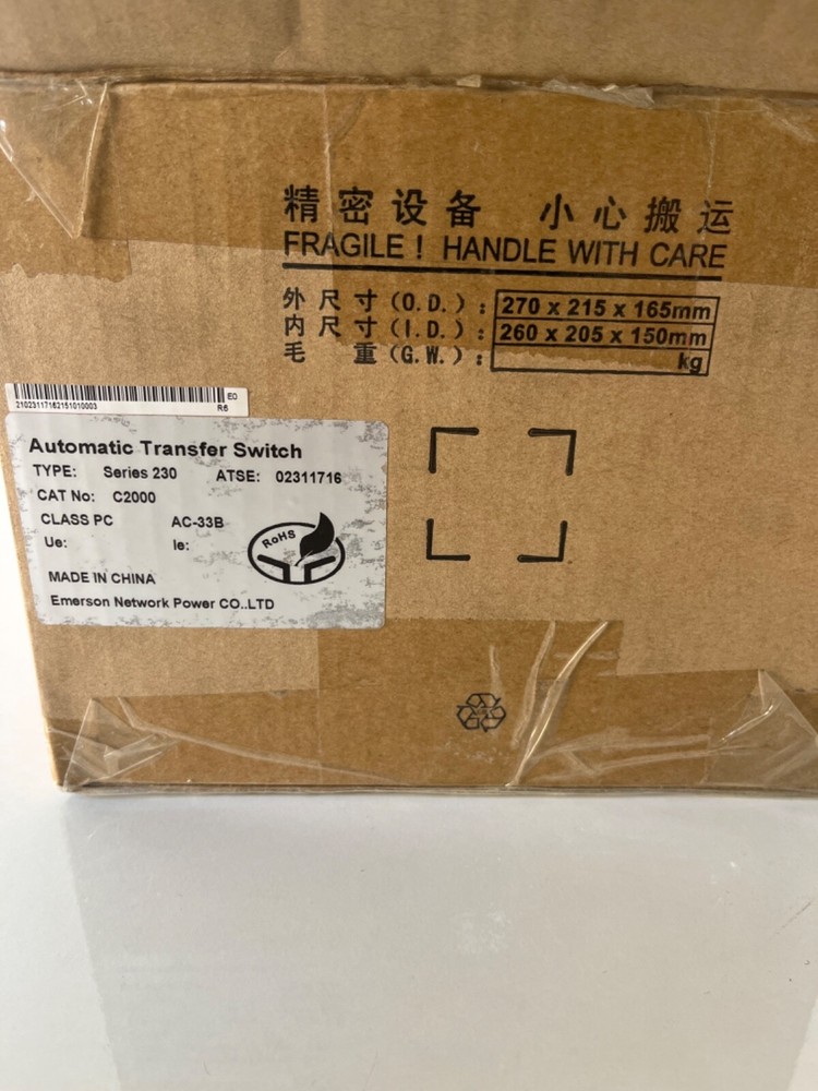 EMERSON Network Power ASCO C2000 controller ASCO 972972-003