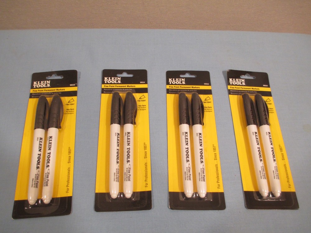 KLEIN TOOLS FINE POINT PERMANENT MARKERS (4-Pack)