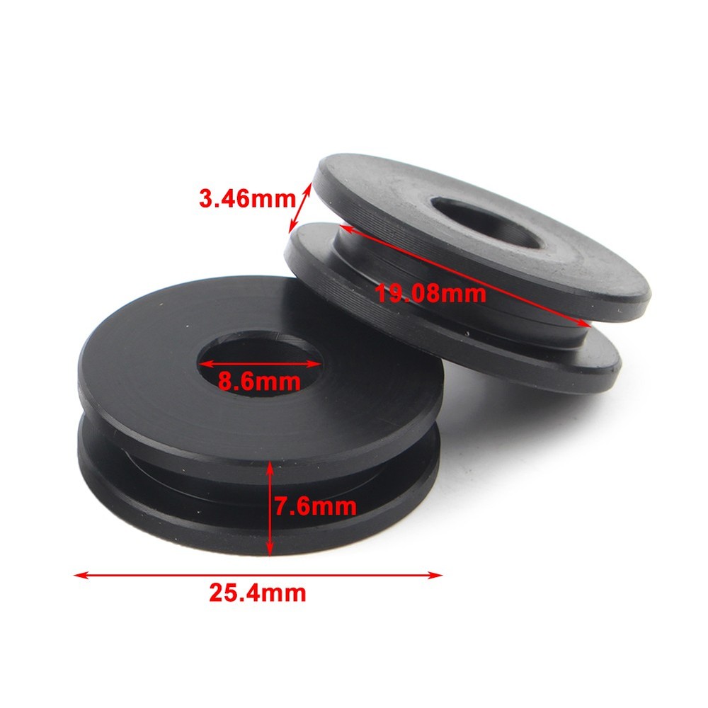 Replacement Detachable Windshield Bushing Grommets for Harley Road King Softail