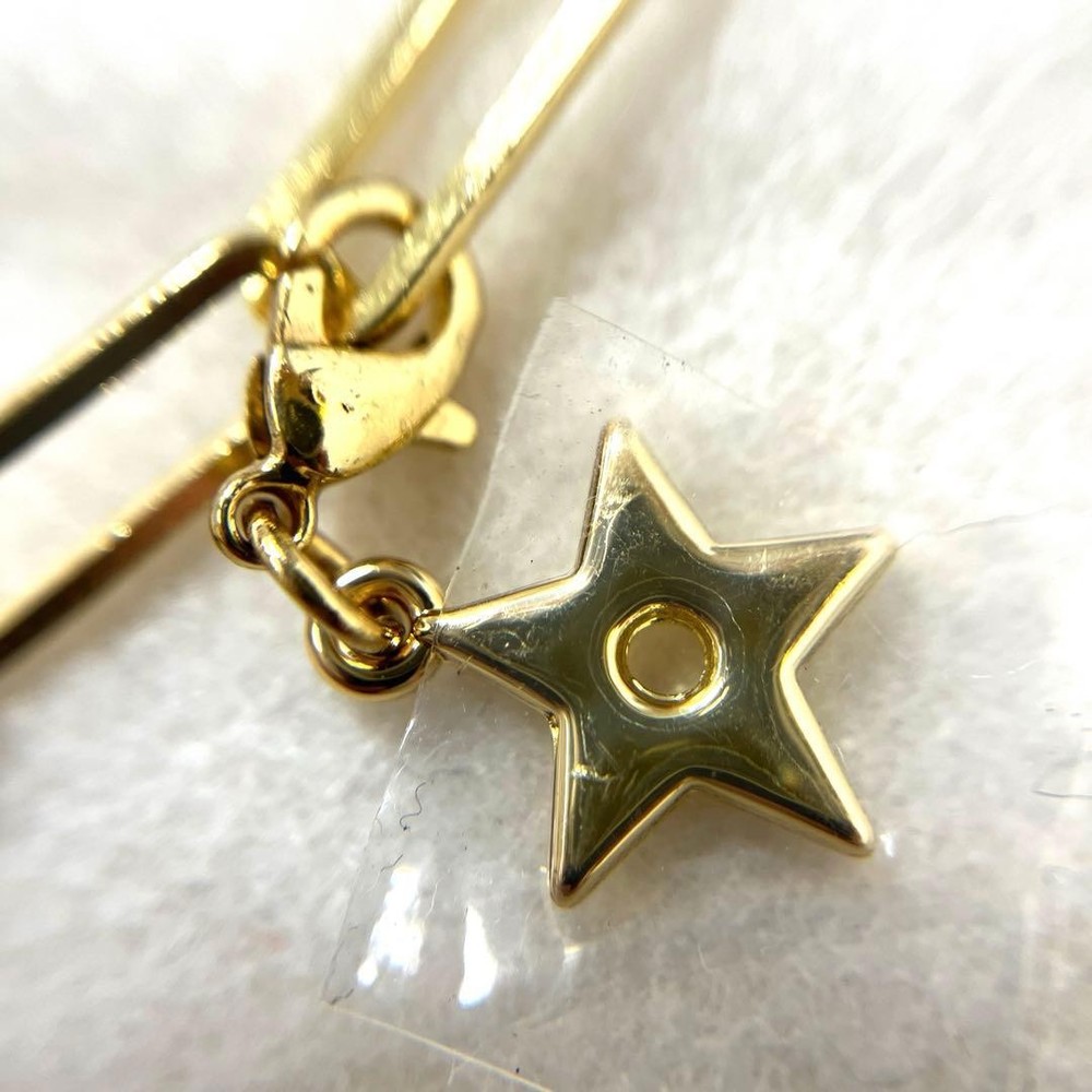 Christian Dior Charm Strap Gold Accessory Ready to Use Excellent