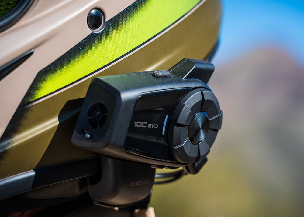 SENA 10C EVO Bluetooth 4K Camera and Communication System Motorcycle Headset