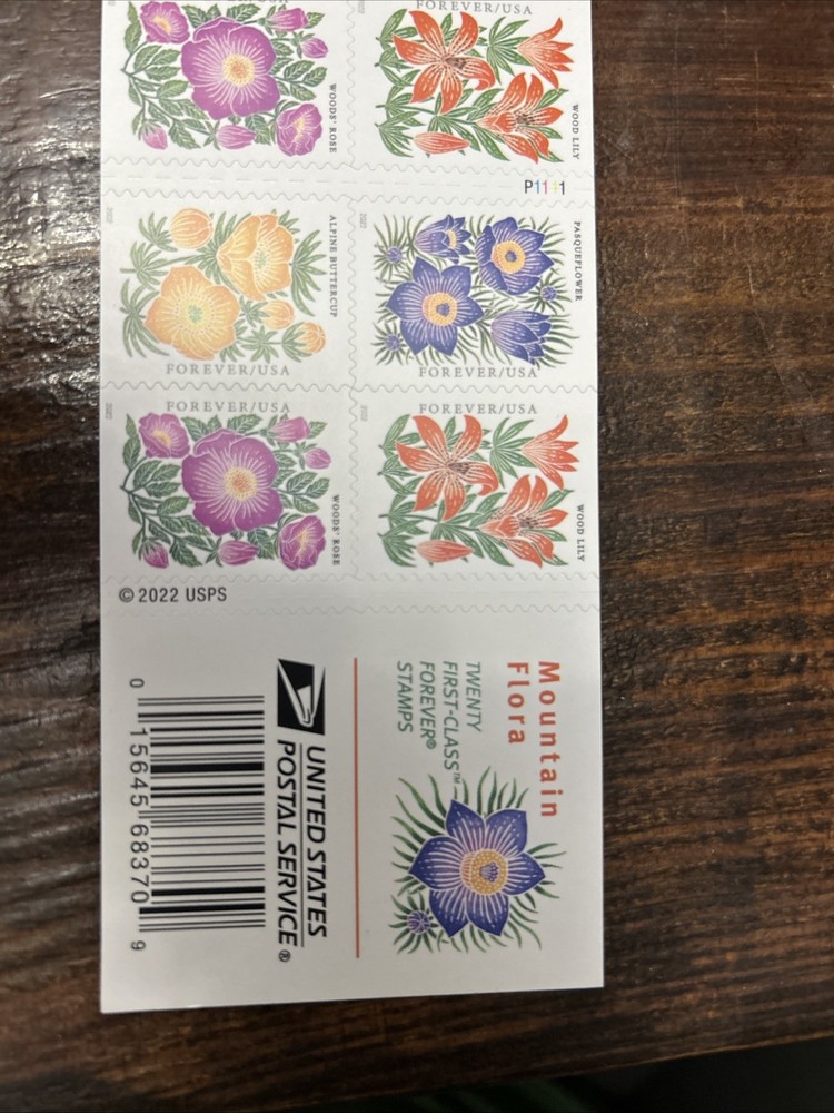 USPS Mountain Flora Forever Stamp