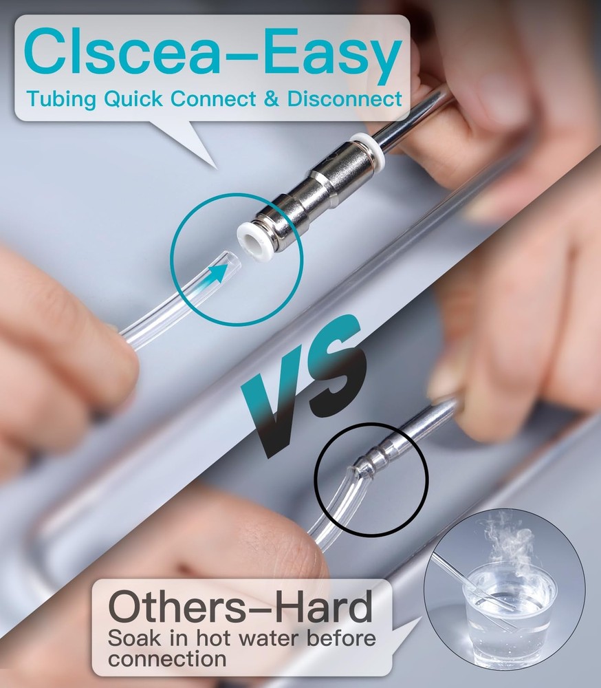 Clscea Aquarium Stainless Steel CO2 Diffuser Atomizer Length 20cm, Disc-S