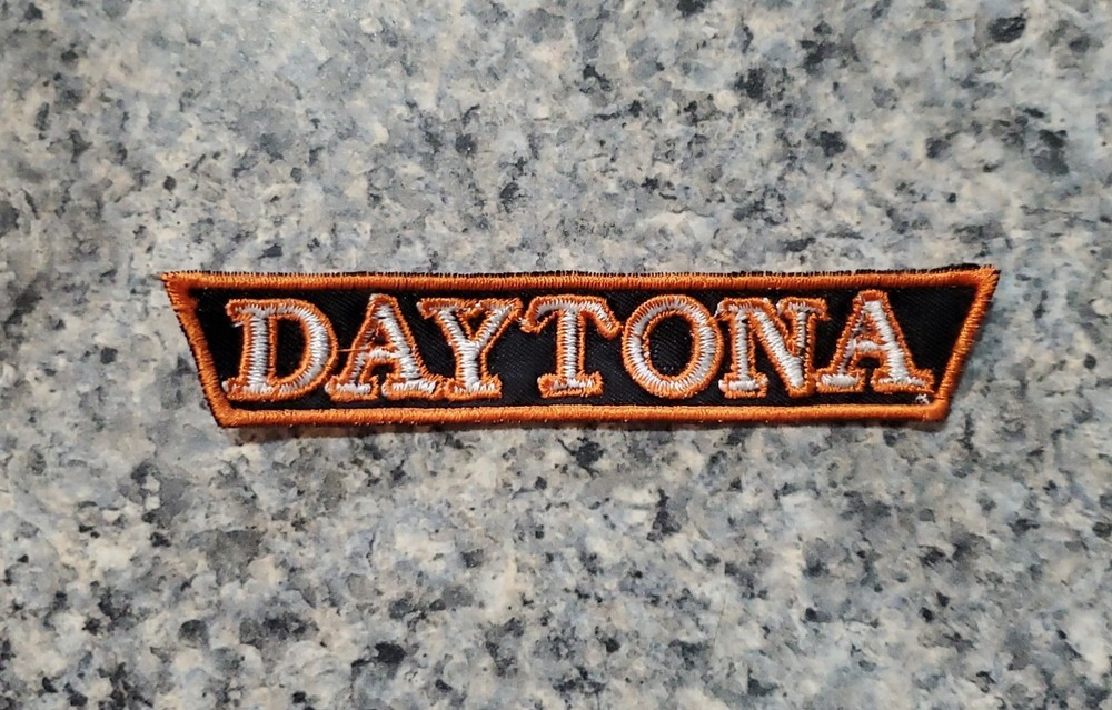 Daytona Patch. Sew On. 4"x .75"
