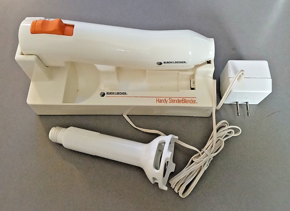 Black & Decker Handy Slender Blender Rechargeable Wall Mount Immersion Blender