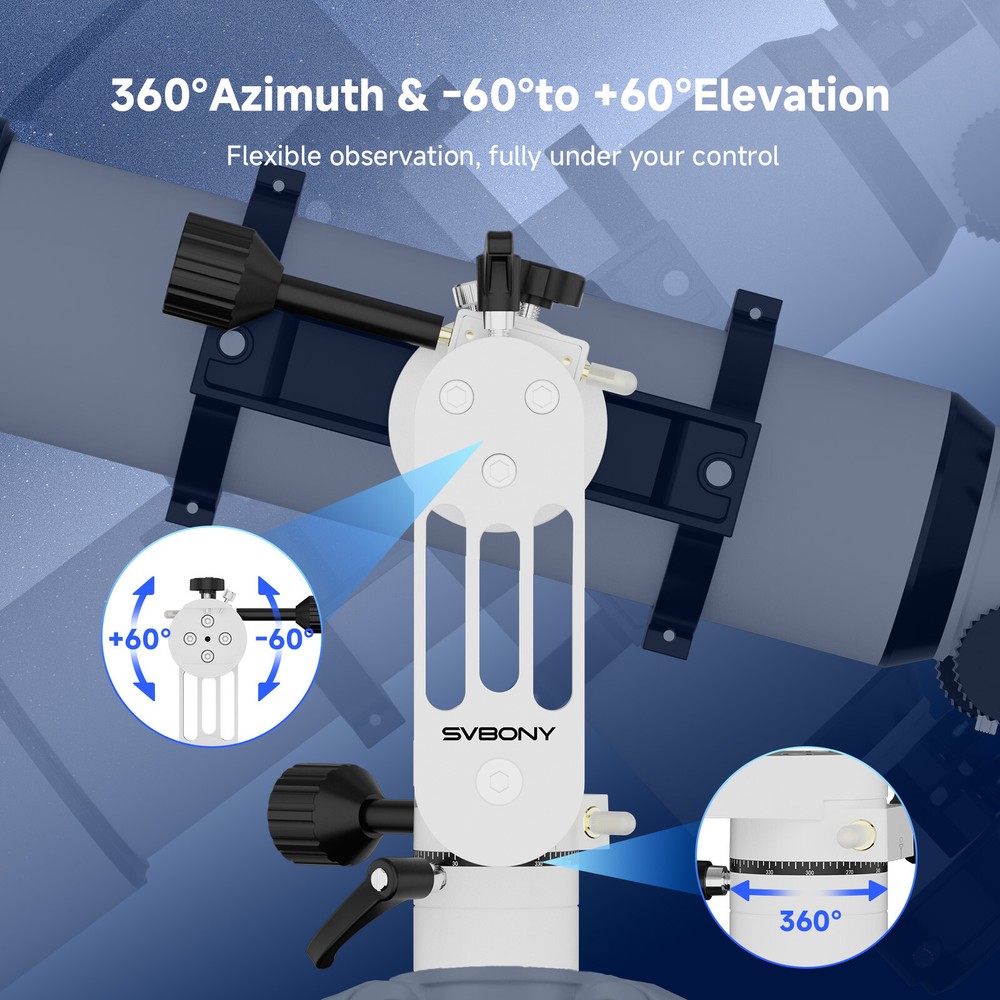SVBONY SV225Mini Alt-Azimuth Telescope Mount Adjustable Angle Visual Astronomy