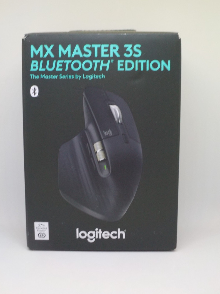 New Logitech MX Master 3S Bluetooth Edition Wireless Mouse, No USB Receiver