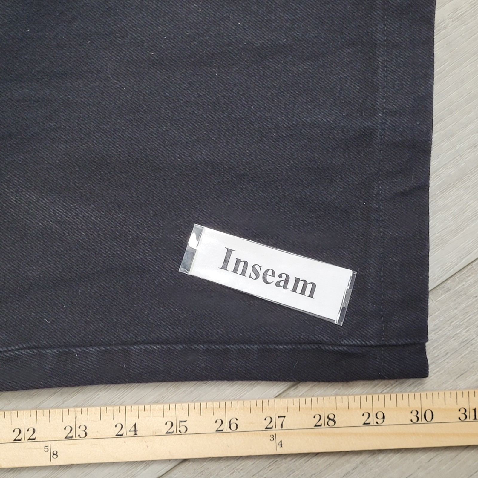 VTG Wah Maker Frontier Clothing Pants Mens 38 Black Denim Suspenders Button Fly