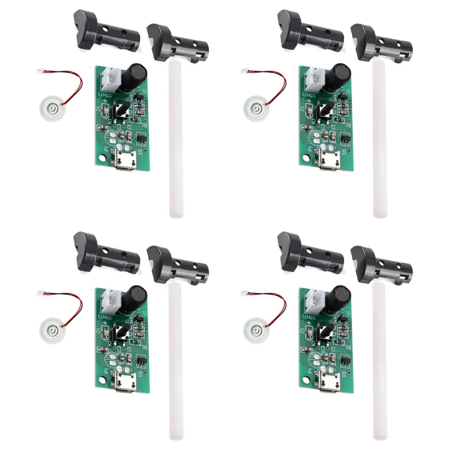 For DIY Humidifier Upgrade 4PCS USB Ultrasonic Fogger Driver Board Set Durable