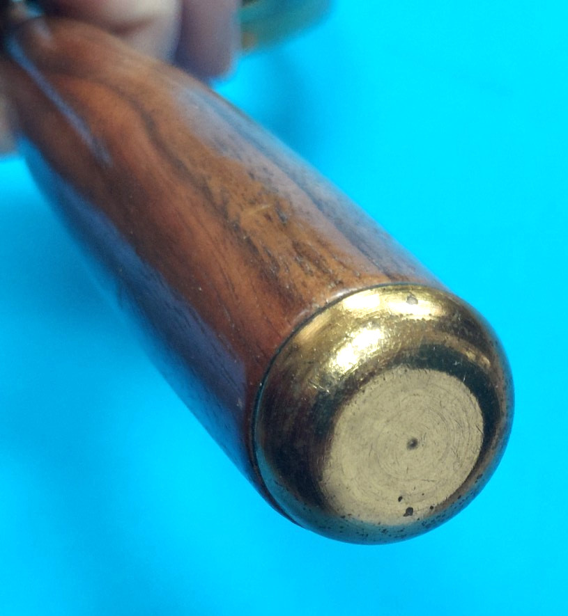 VTG Donegan Optical USA Brass Wood Handle Magnifying Glass 10"