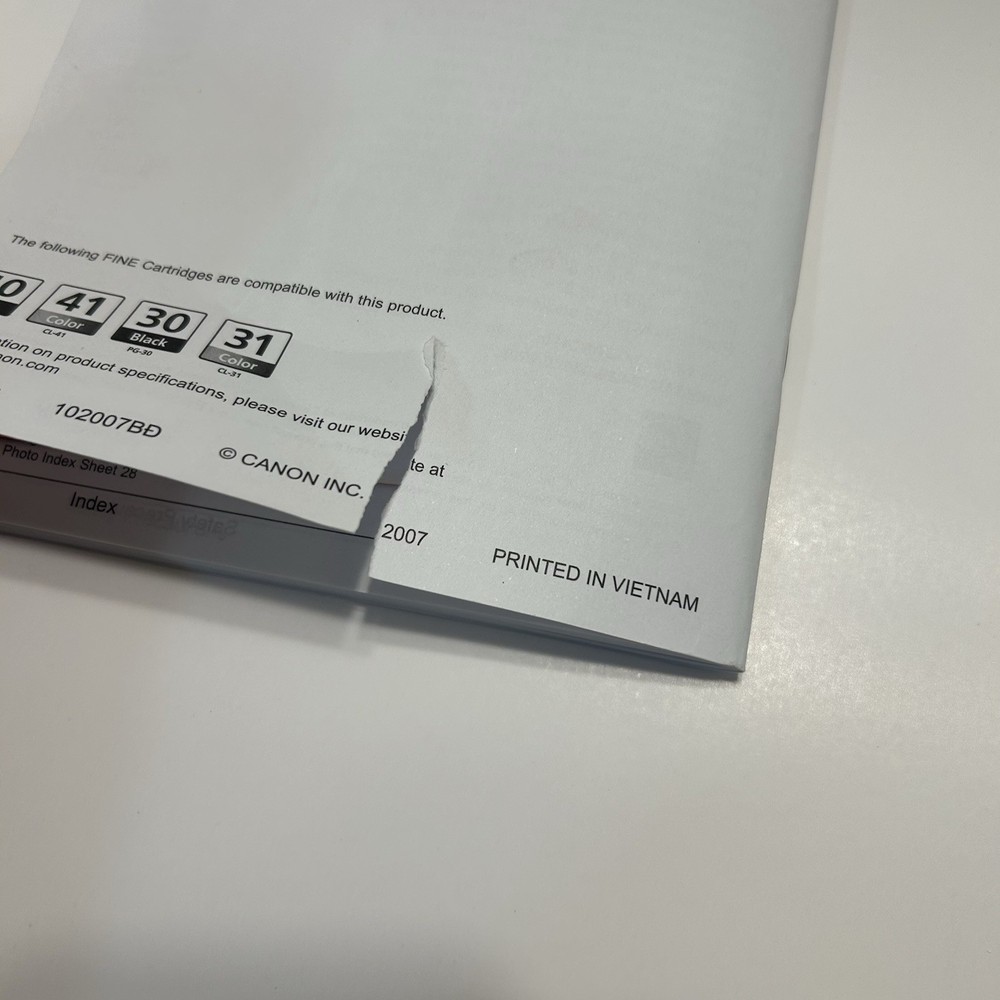 Canon Picks Mp470 Quick Start Guide With Setup CD-ROM