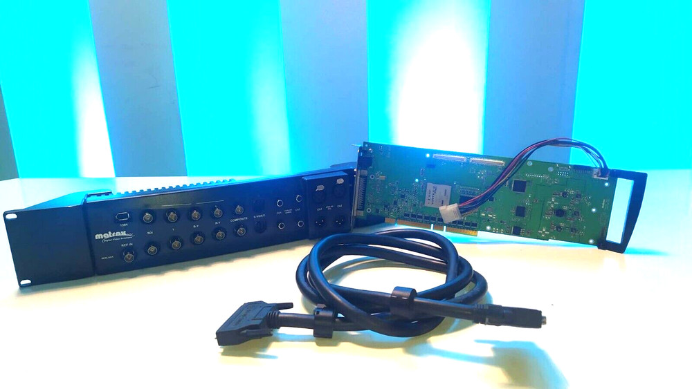 Vintage PC Matrox PC DSXIO2000 editing card i/o + BREAKBOX