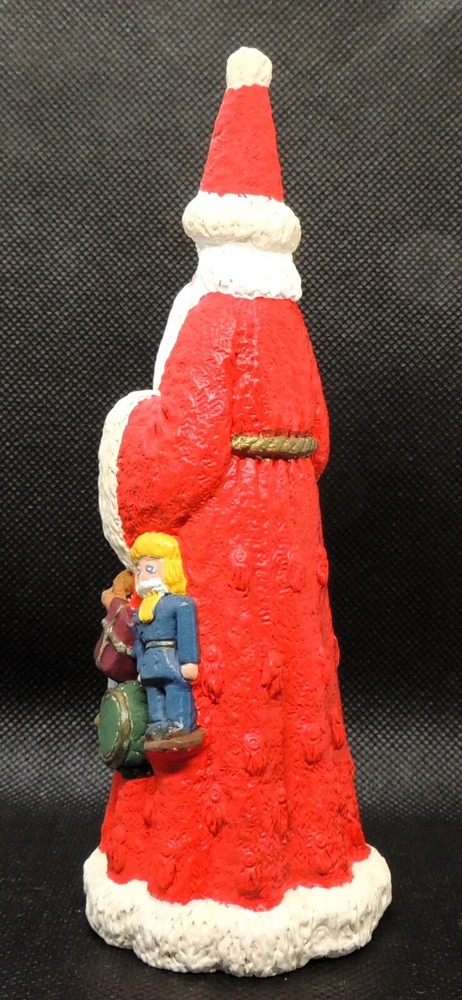 Pencil Santa Plaster Figurine