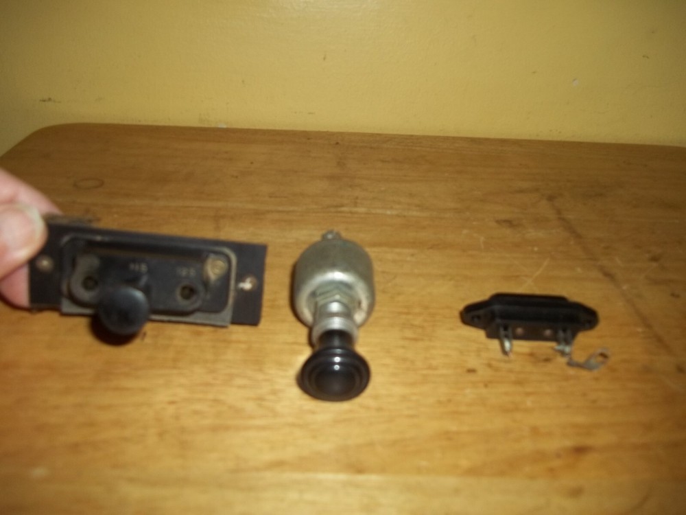 Vintage Radio Parts,Voltage Selector/Push Pull Switch & Speaker Connector