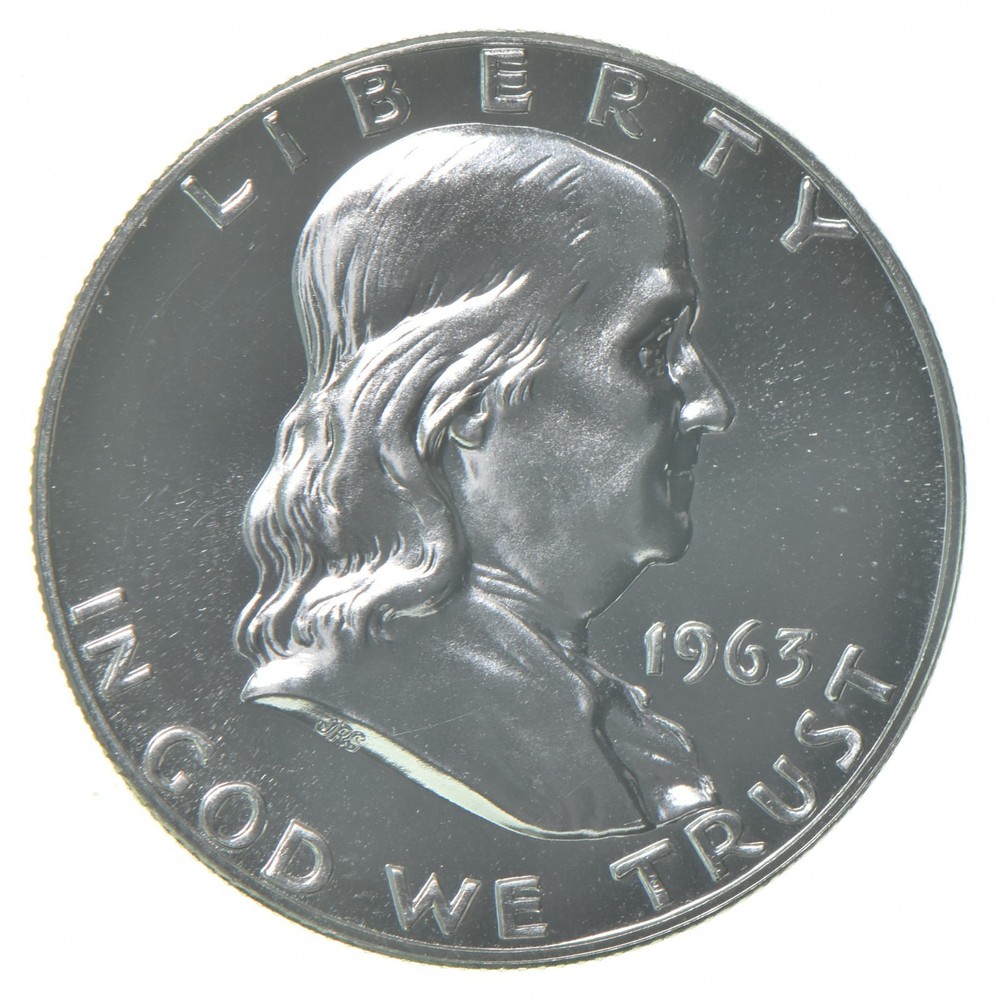1963 Proof Franklin Half Dollar 90% Silver