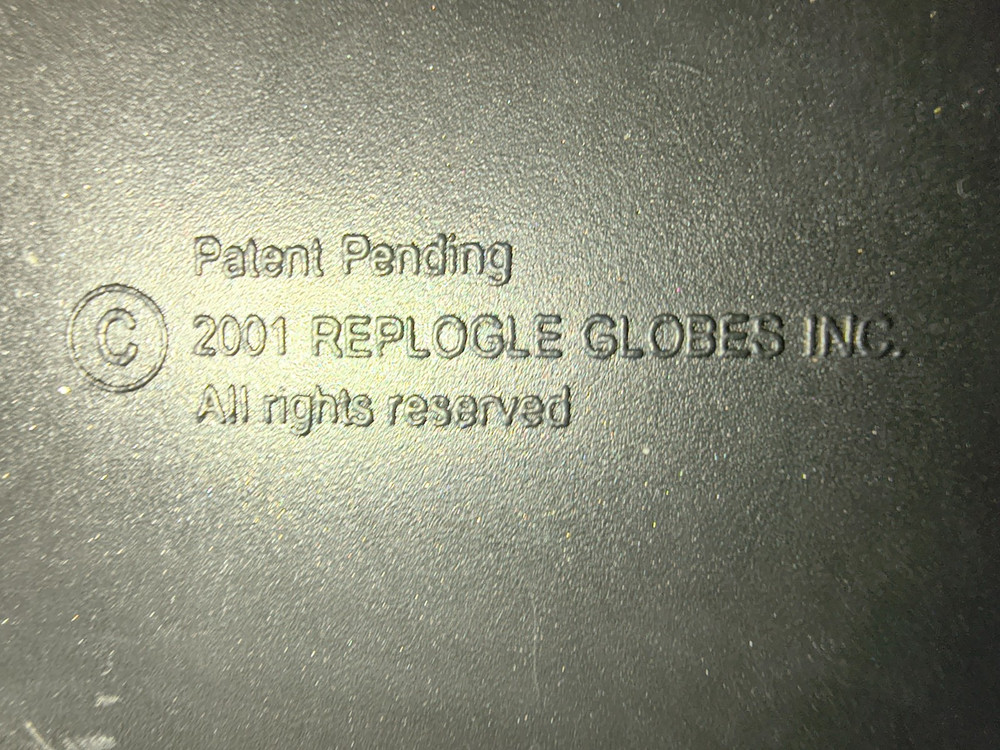 Vintage 2001 REPLOGLE Globe 6” Tall w/ Stand Mini Desktop